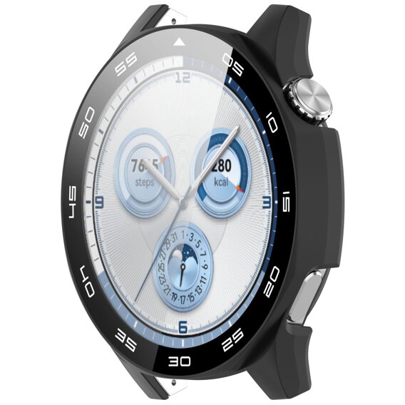 Carcasă 2in1 + sticlă călită pentru Huawei Watch GT 5 46mm, transparentă