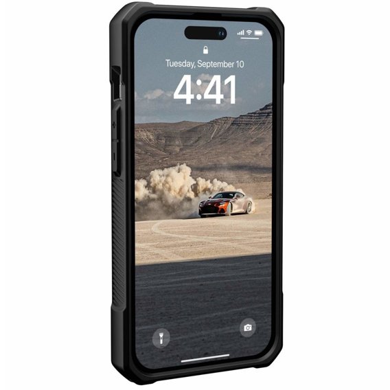 Carcasă Urban Armor Gear pentru iPhone 14 Pro, Monarch, negru