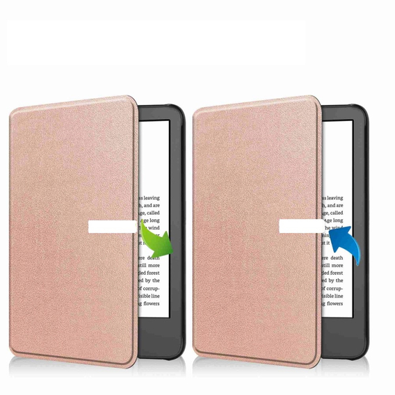 Carcasă pentru Kindle 11, Smartcase, roz rose gold