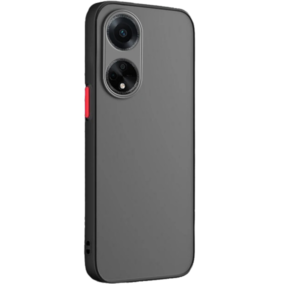 Carcasă pentru Oppo A18 4G / A38 4G, Fusion Hybrid, cu protecție pentru camera foto, mat / negru