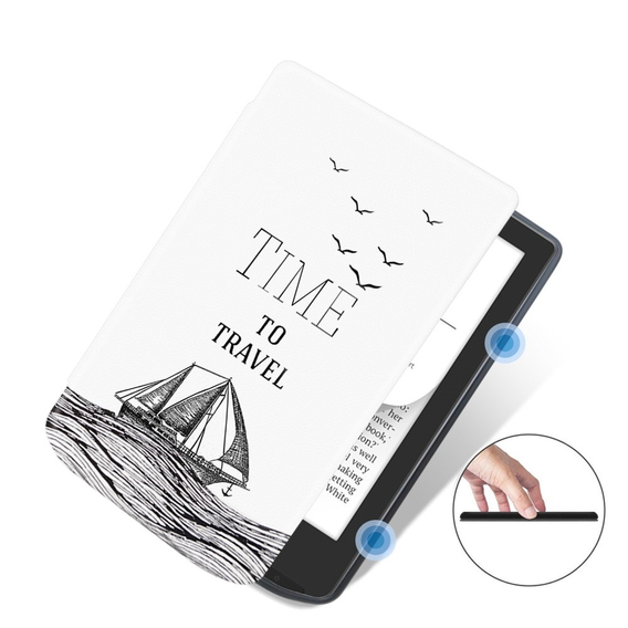 Carcasă pentru PocketBook Verse / Verse Pro, Smartcase, Time to travel