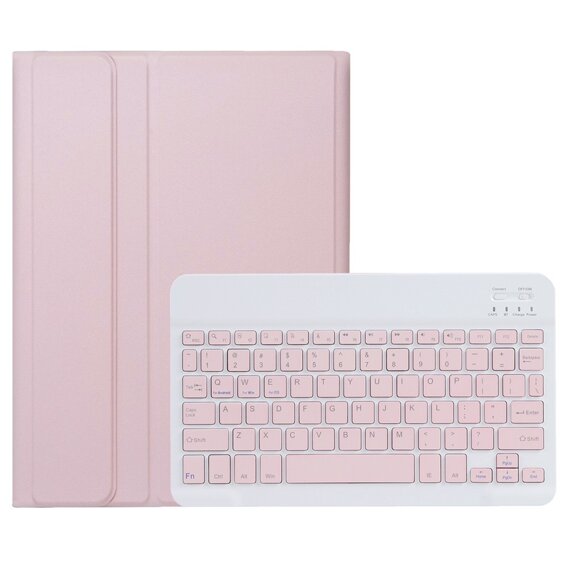 Carcasă + tastatură Apple iPad Air 11" 6 gen. 2024, Leather Pen Slot, roz rose gold