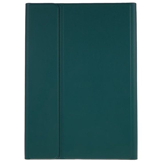 Carcasă + tastatură Galaxy Tab S7+ Plus / S8+ Plus /S7 FE T730 T733, Pen Slot, verde