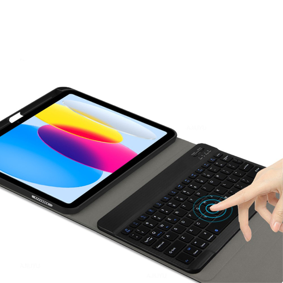 Carcasă + tastatură iPad 10.9 2022 10 GEN, Keyboard Cover, negru