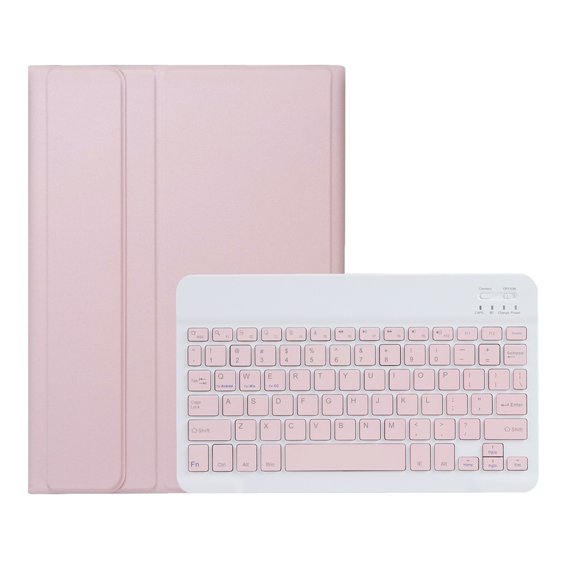 Carcasă + tastatură iPad 10.9 2022 10 Gen, Pen Slot, roz rose gold