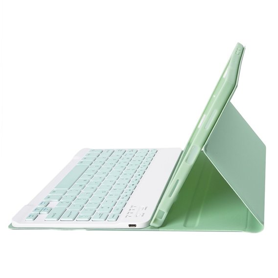 Carcasă + tastatură iPad 10.9 2022 10 Gen, Pen Slot, verde deschis