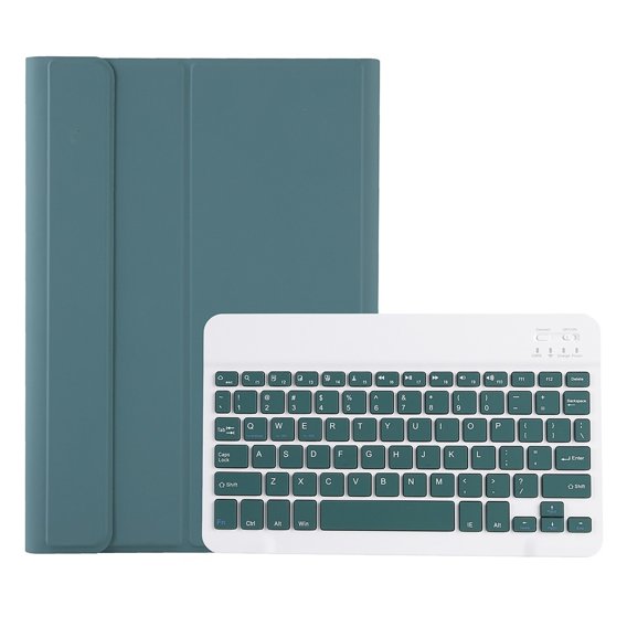 Carcasă + tastatură iPad 10.9 2022 10 Gen, Pen Slot, verde închis