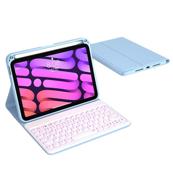 Carcasă + tastatură iPad mini 6 2021 8,3'', Magnetic Keyboard, albastru