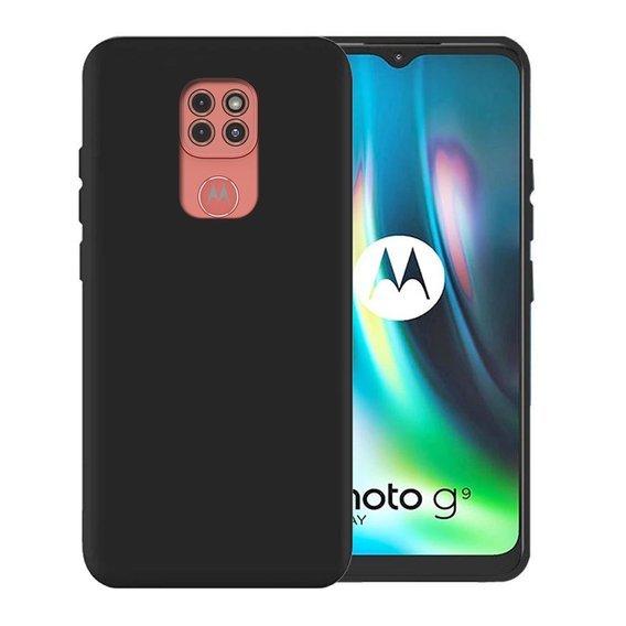 Caz subțire pentru Motorola Moto G9 Play/E7 Plus, Slim, negru