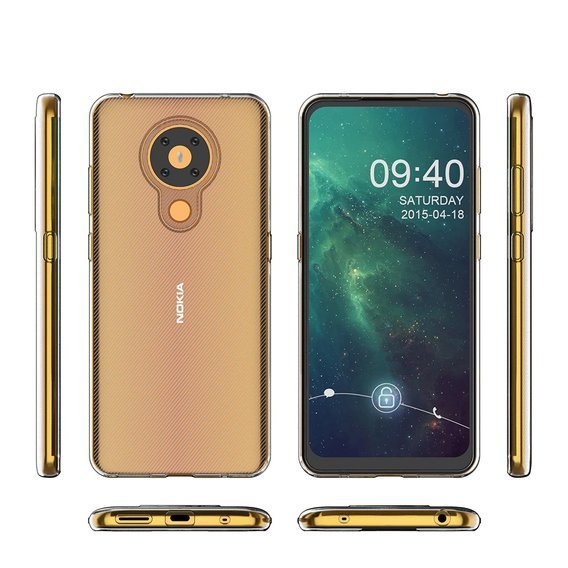 Caz subțire pentru Nokia 3.4, Slim, transparentă