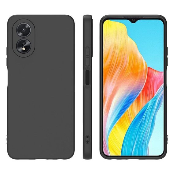 Caz subțire pentru Oppo A38 4G / Oppo A18 4G, Slim, negru