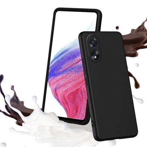 Caz subțire pentru Oppo A38 4G / Oppo A18 4G, Slim, negru