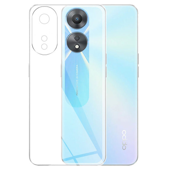 Caz subțire pentru Oppo A78 5G, Slim, transparentă