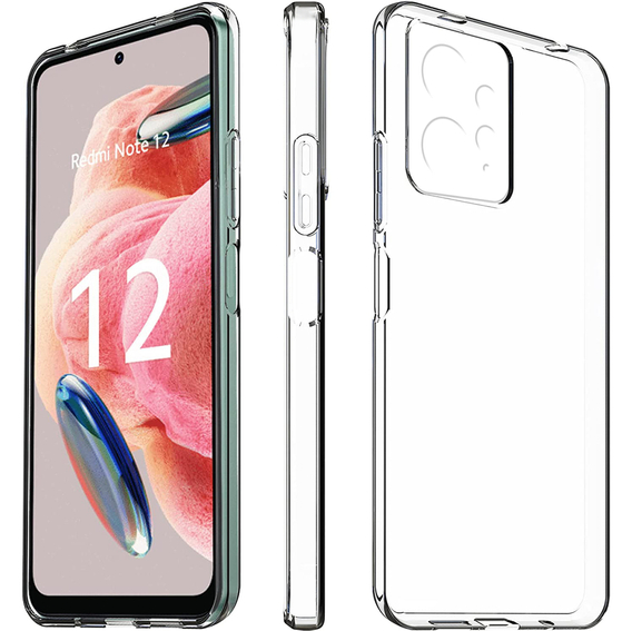 Caz subțire pentru Xiaomi Redmi Note 12 4G, Slim, transparentă