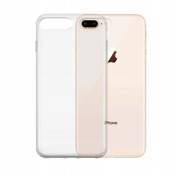 Caz subțire pentru iPhone 8 Plus/7 Plus, Slim, transparentă