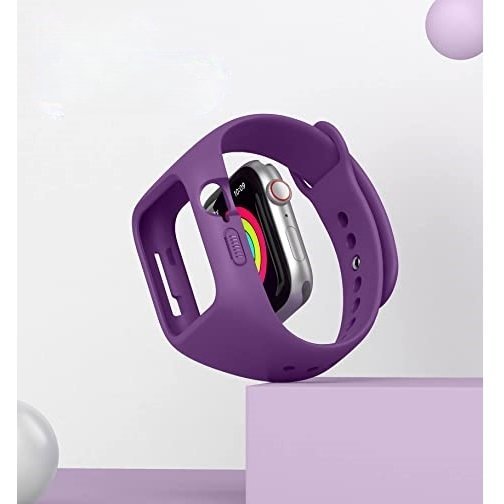 Centură + carcasă Suritch pentru Apple Watch 1/2/3/4/5/6/SE 38/40mm, violet