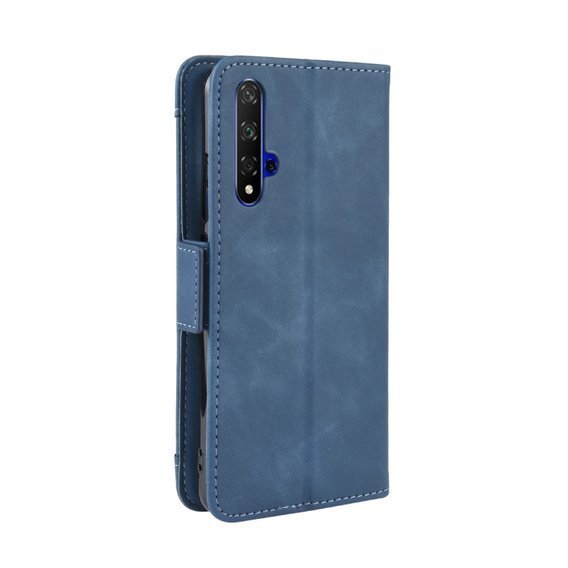 Cu clapetă pentru Huawei Honor 20 / Nova 5T, Card Slot, albastru