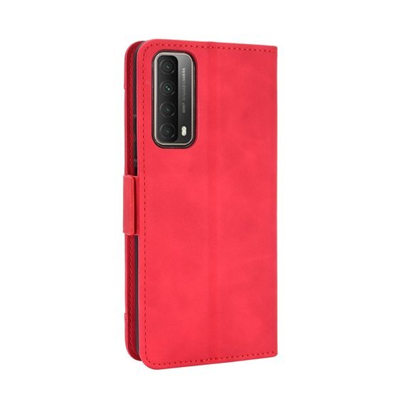 Cu clapetă pentru Huawei P smart 2021, Card Slot, roșu