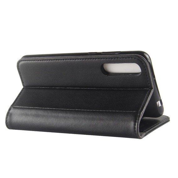 Cu clapetă pentru Huawei P20 Pro, Split Leather Wallet, negru