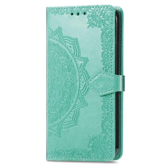 Cu clapetă pentru Motorola Edge 20 Lite, Mandala, verde