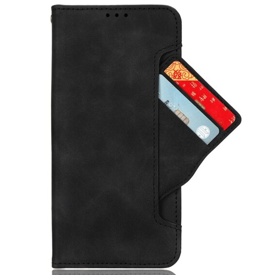 Cu clapetă pentru Motorola Moto G24 / G24 Power / G04, Card Slot, negru