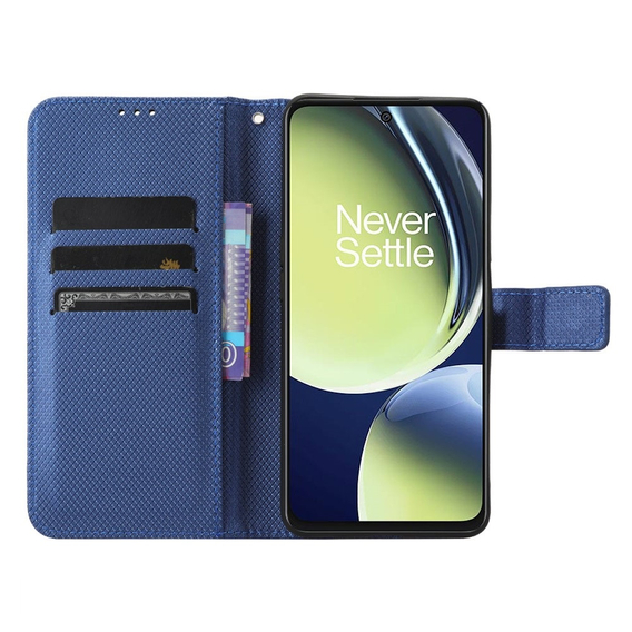 Cu clapetă pentru OnePlus Nord CE 3 Lite 5G, Wallet Smart Magnet, albastru