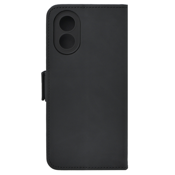 Cu clapetă pentru Oppo A58 4G, Card Slot, negru