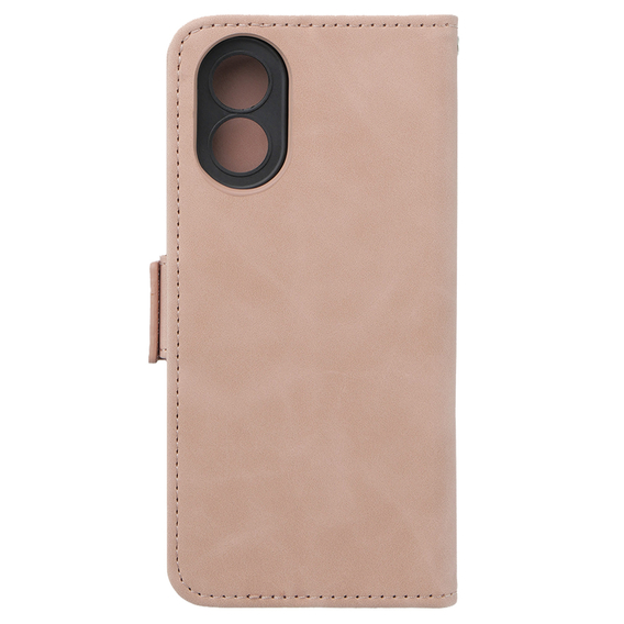 Cu clapetă pentru Oppo A58 4G, Card Slot, roz