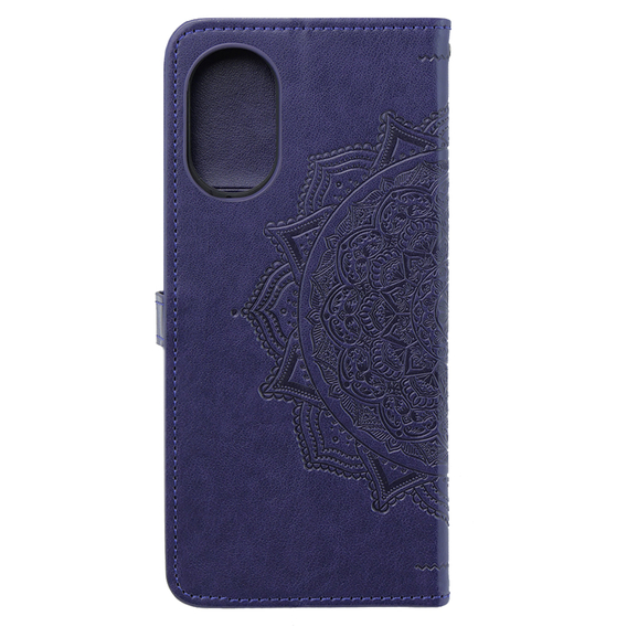 Cu clapetă pentru Oppo A58 4G, Mandala, violet