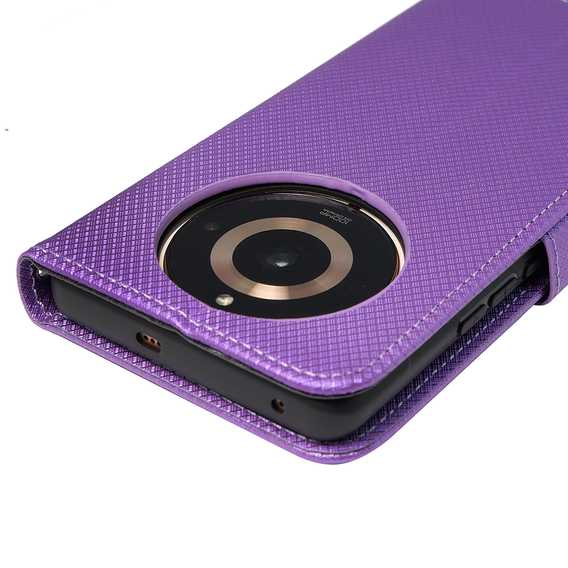 Cu clapetă pentru Realme 11 Pro 5G / Pro+ 5G, Wallet Smart Magnet, violet