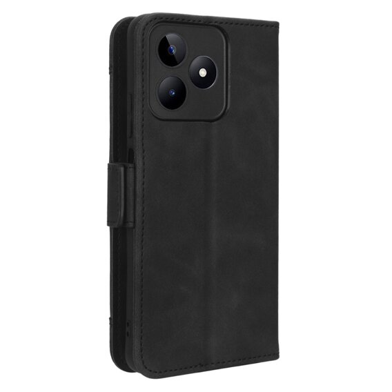 Cu clapetă pentru Realme Note 50, Card Slot, negru