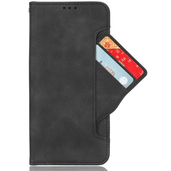 Cu clapetă pentru Realme Note 50, Card Slot, negru