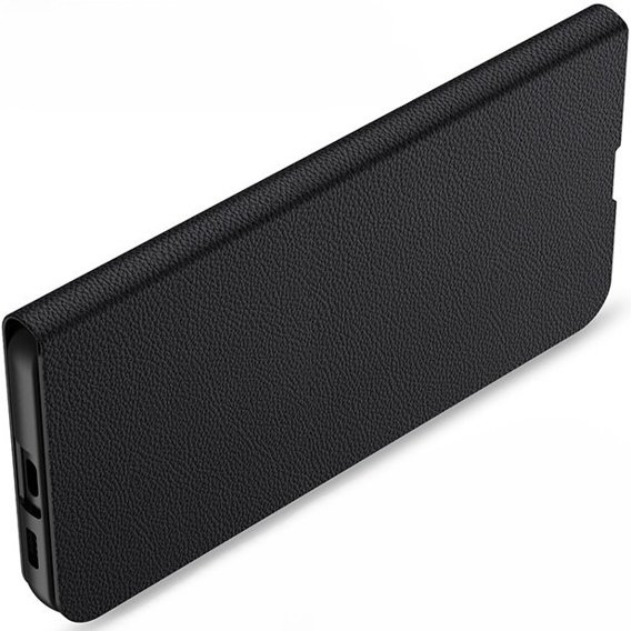 Cu clapetă pentru Samsung Galaxy S23, GKK Leather, negru