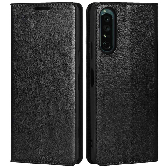 Cu clapetă pentru Sony Xperia 1 IV, Wallet, negru