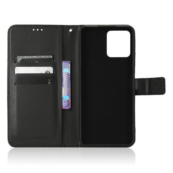 Cu clapetă pentru T Phone 5G, Wallet Magnet, negru