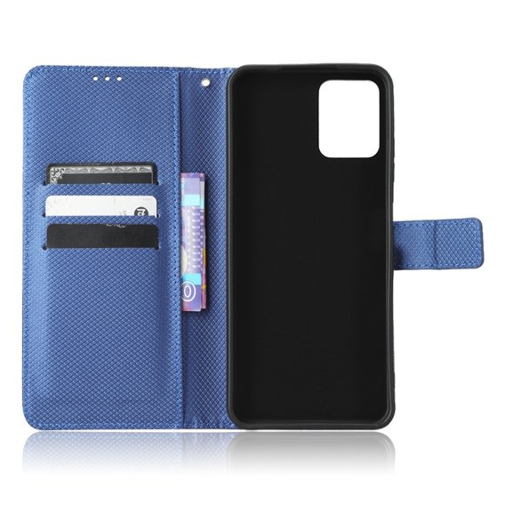 Cu clapetă pentru T Phone Pro 5G, Wallet Magnet, albastru