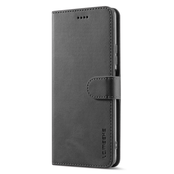 Cu clapetă pentru Xiaomi 12T / 12T Pro, LC.IMEEKE, negru