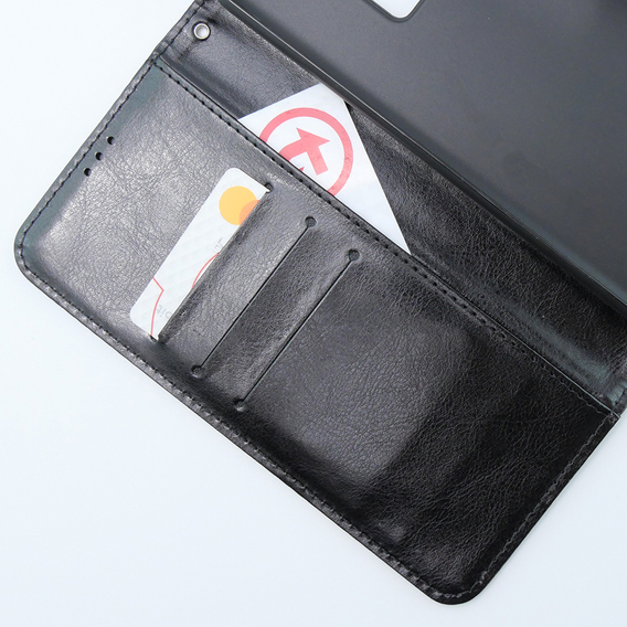 Cu clapetă pentru Xiaomi 13T / 13T Pro, Crazy Horse Wallet, negru