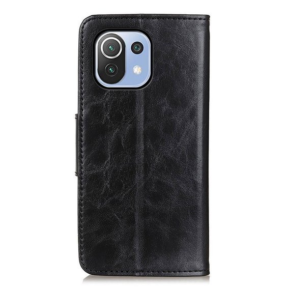 Cu clapetă pentru Xiaomi Mi 11 Lite / Mi 11 Lite 5G / 11 Lite 5G NE, Wallet, negru