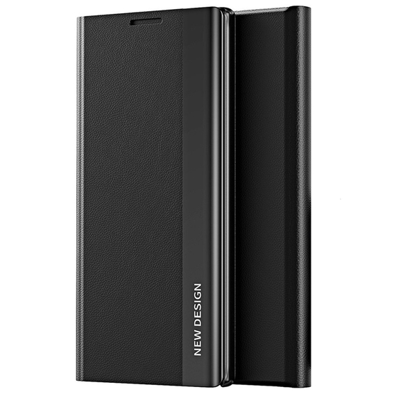 Cu clapetă pentru Xiaomi Poco X5 5G / Redmi Note 12 5G, Side Magnetic, negru