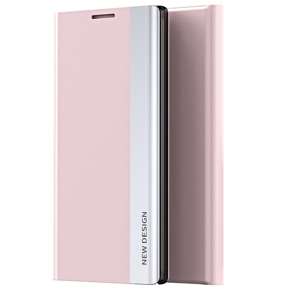 Cu clapetă pentru Xiaomi Poco X5 Pro 5G / Redmi Note 12 Pro, Side Magnetic, roz