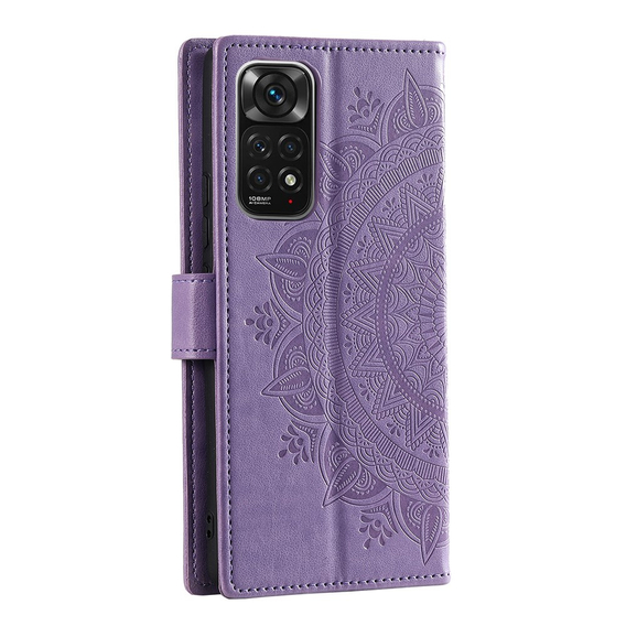 Cu clapetă pentru Xiaomi Redmi Note 11/11S, Mandala, violet