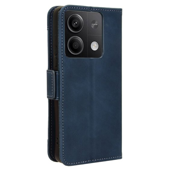 Cu clapetă pentru Xiaomi Redmi Note 13 5G, Card Slot, albastru