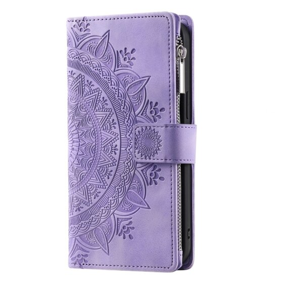 Cu clapetă pentru Xiaomi Redmi Note 13 Pro 4G, Mandala, violet