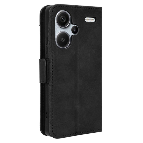 Cu clapetă pentru Xiaomi Redmi Note 13 Pro+, Card Slot, negru