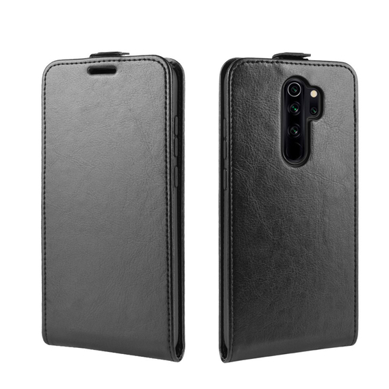 Cu clapetă pentru Xiaomi Redmi Note 8 Pro, Flip, negru