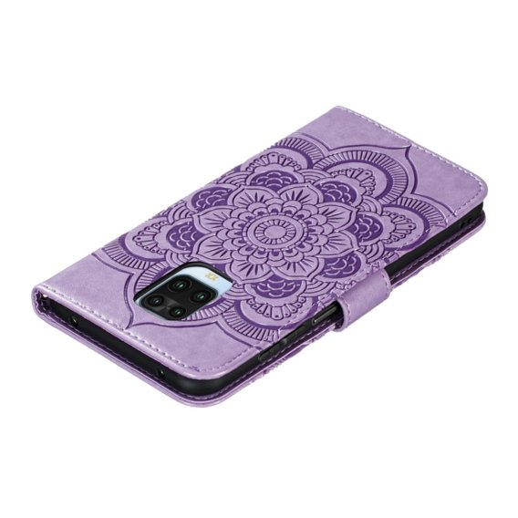 Cu clapetă pentru Xiaomi Redmi Note 9s/ 9 Pro, Mandala Flower, violet