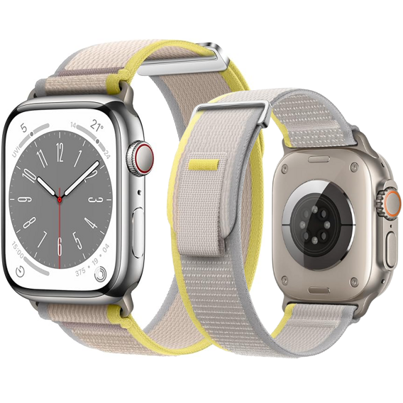 Curea din nailon pentru Apple Watch 1/2/3/4/5/6/7/8/9/10/SE/Ultra/Ultra 2 42/44/45/49MM