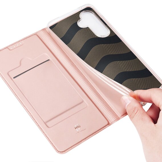 Dux Ducis Huse pentru Samsung Galaxy A55 5G, Skinpro, roz rose gold