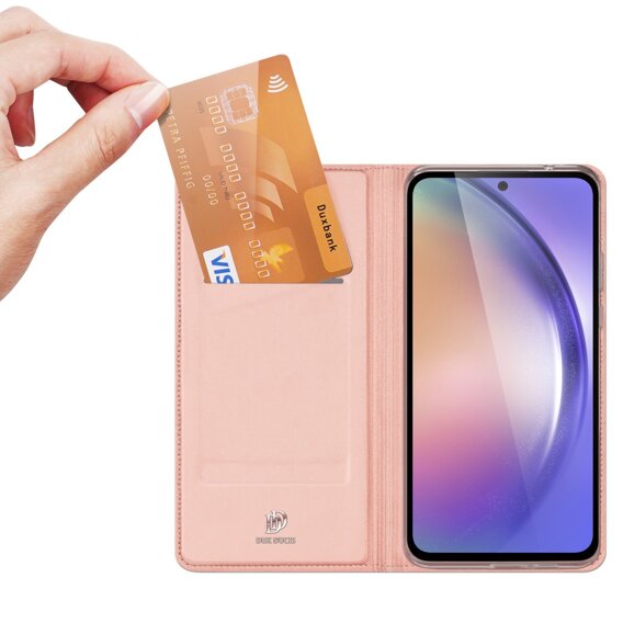 Dux Ducis Huse pentru Samsung Galaxy A55 5G, Skinpro, roz rose gold